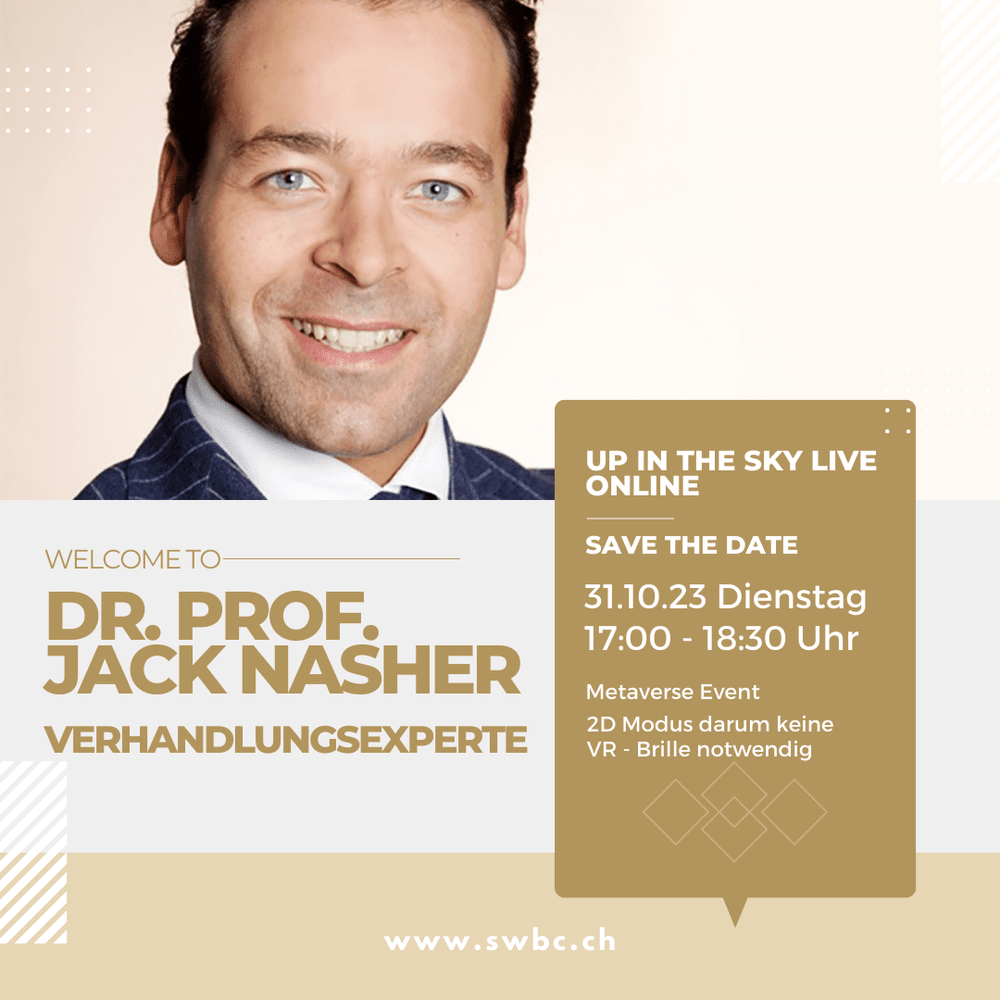 Eventposter Prof. Dr. Jack Nasher